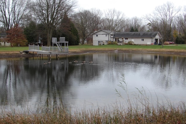 property view of water