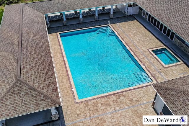 view of pool