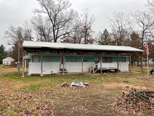 view of rear view of property