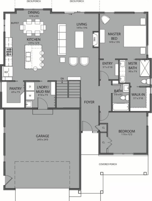 5405 Harborview Pass, Kalamazoo, MI 49009 - home floor plan