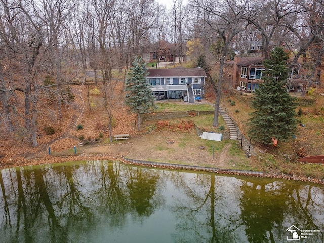 11477 Highland Hills Dr, Jerome, MI 49249 - aerial view of property and surrounding area with a nearby body of water