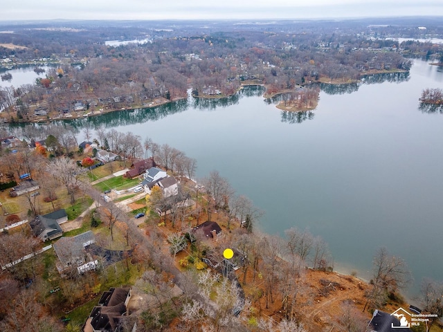 11477 Highland Hills Dr, Jerome, MI 49249 - aerial view of property's location with a nearby body of water and nearby suburban area