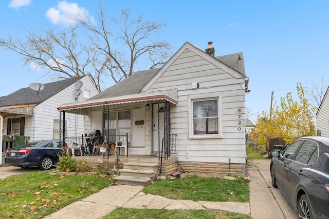 bungalow with covered porch