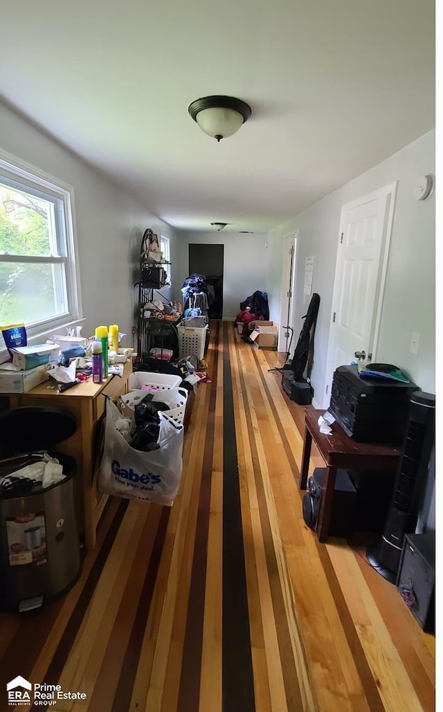 misc room featuring hardwood / wood-style flooring