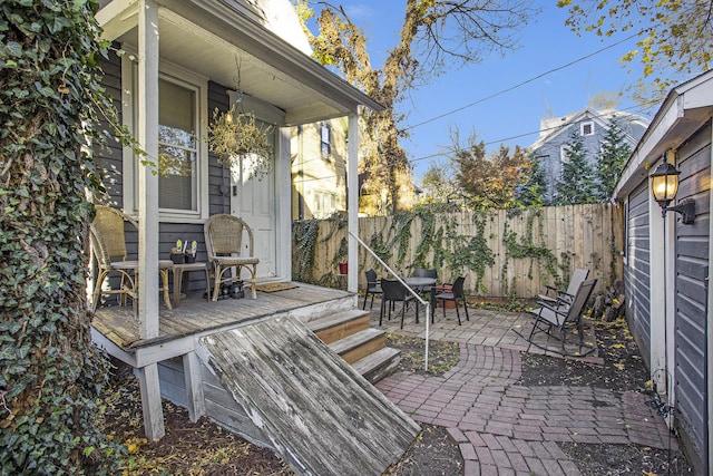 view of patio