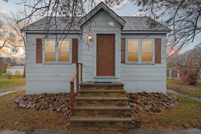 view of bungalow-style home