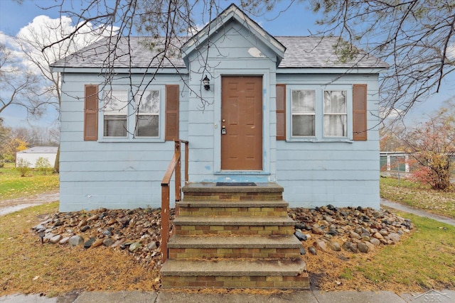 view of bungalow-style home