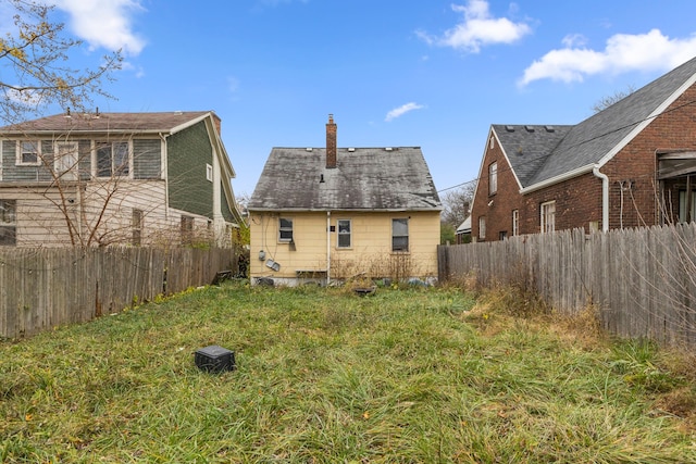 view of back of property