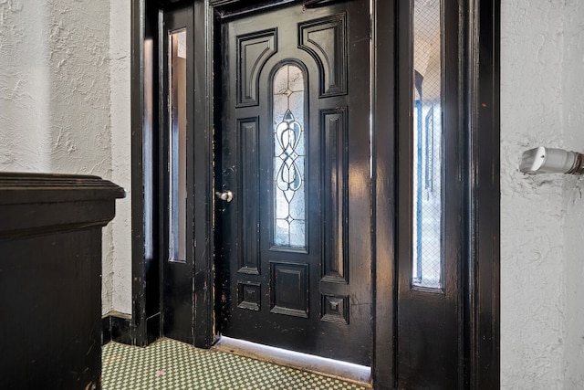 1055 Philip St, Detroit, MI 48215 - entrance foyer featuring a textured wall