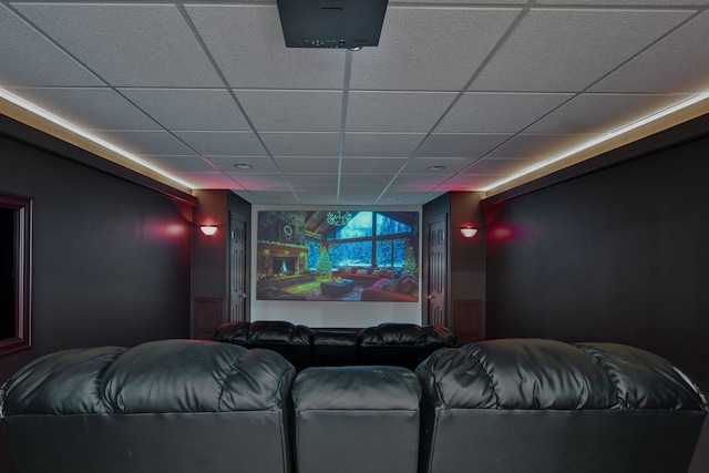 cinema with a drop ceiling