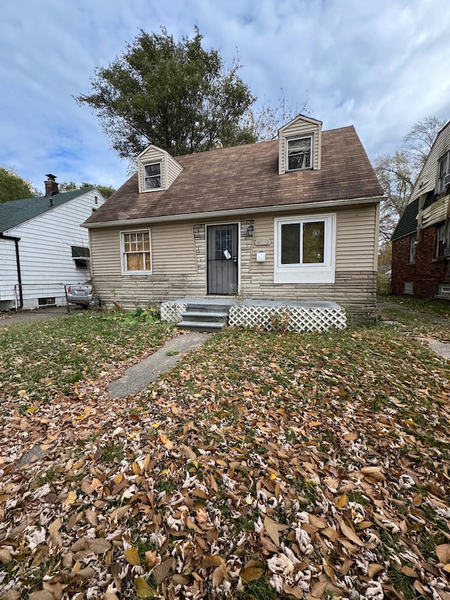 view of front of home