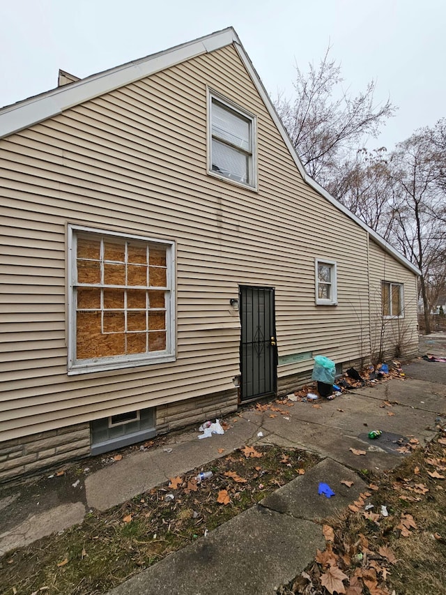 view of rear view of house