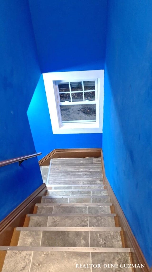 view of stairs