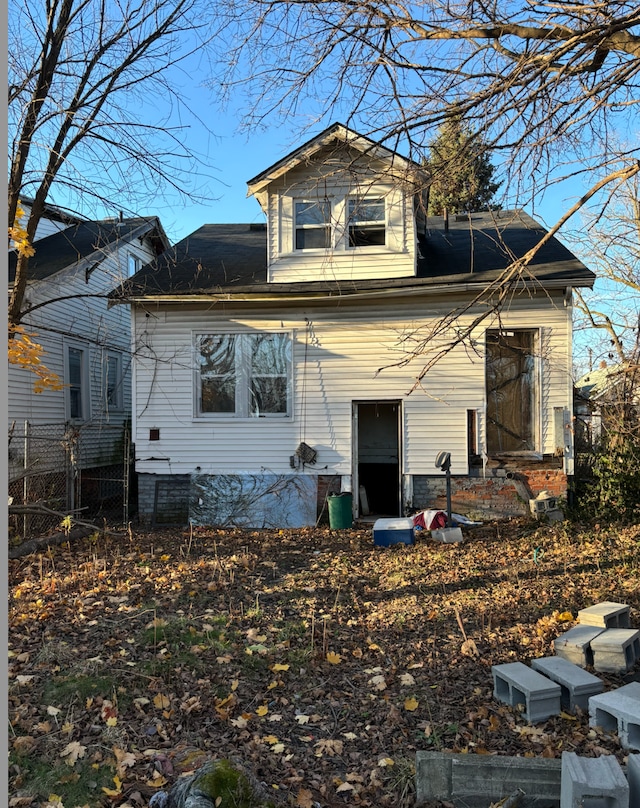 view of rear view of house