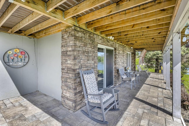 11767 Greenbriar Dr, Jerome, MI 49249 - view of patio