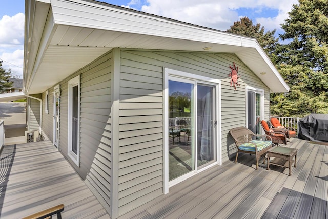 11767 Greenbriar Dr, Jerome, MI 49249 - deck with grilling area