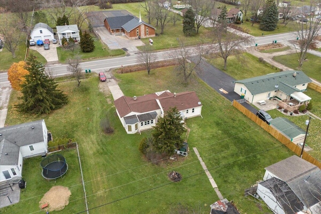 bird's eye view featuring a residential view