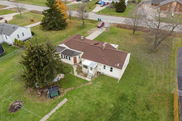 birds eye view of property featuring a residential view