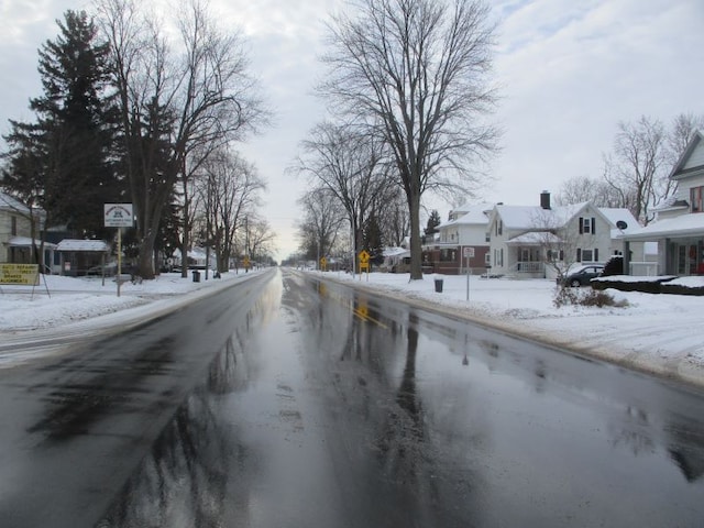 view of road