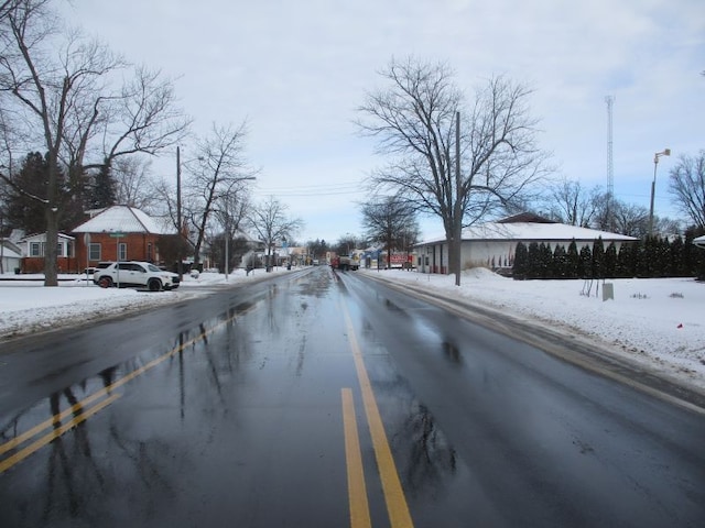 view of road