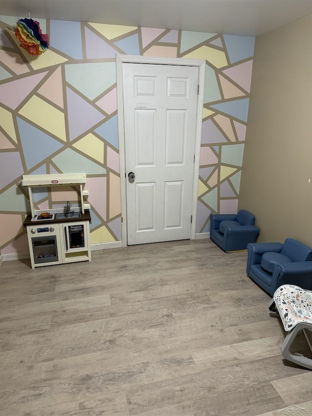 518 W Belle Ave, Saint Charles, MI 48655 - interior space with wood finished floors and baseboards