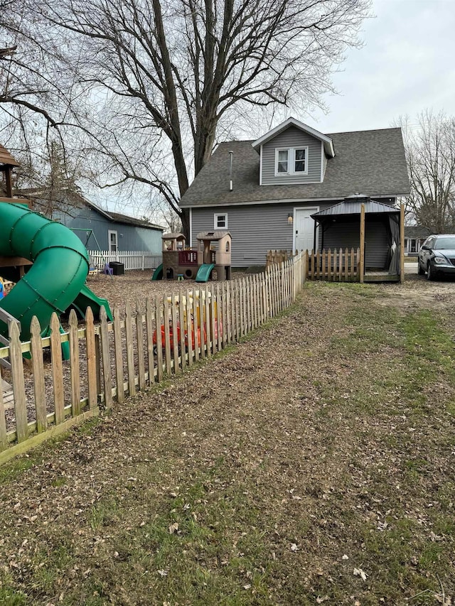 518 W Belle Ave, Saint Charles, MI 48655 - view of yard with a playground