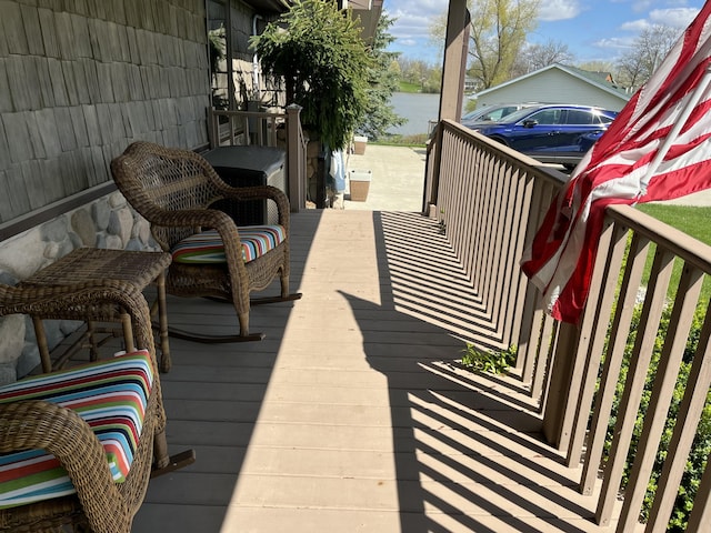 14600 W Diane Dr, Camden, MI 49232 - deck with a water view