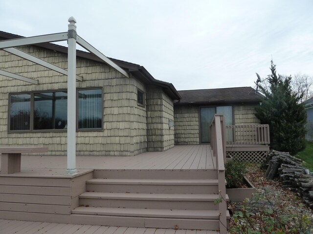 14600 W Diane Dr, Camden, MI 49232 - view of wooden terrace