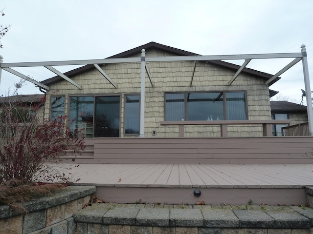 14600 W Diane Dr, Camden, MI 49232 - view of property exterior featuring a deck