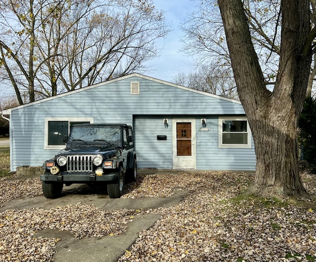 view of front of home