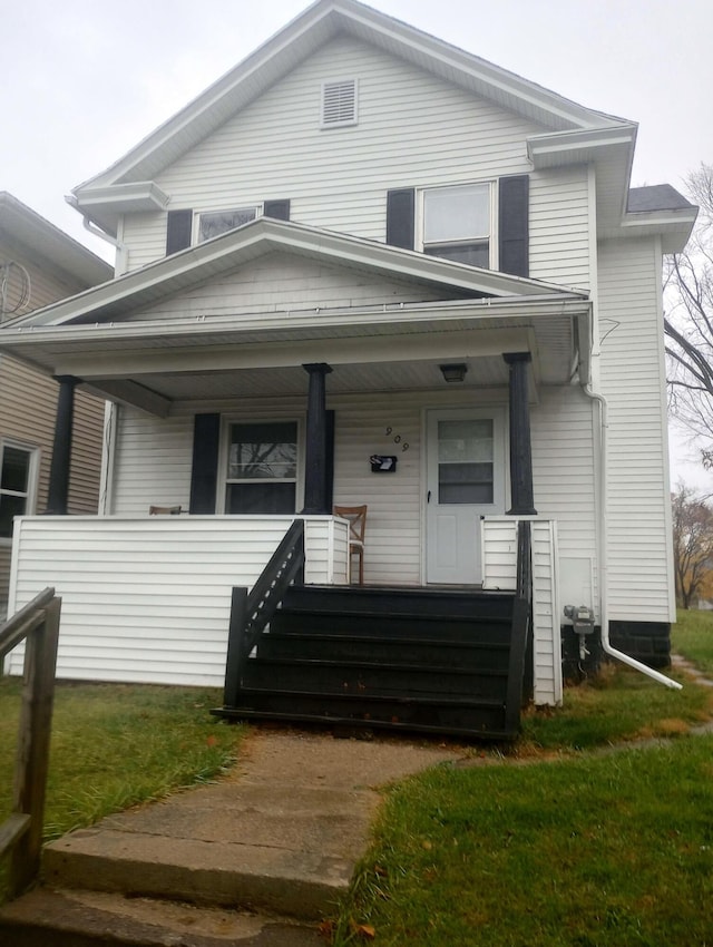 view of front of house featuring a porch