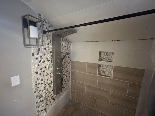 bathroom with walk in shower