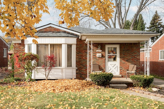 view of bungalow-style house