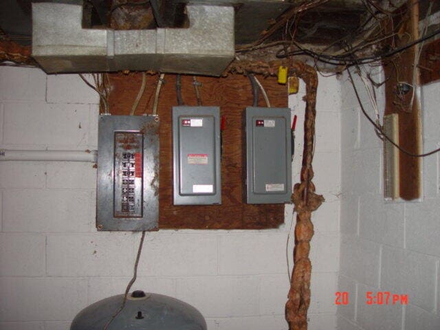 utility room featuring electric panel