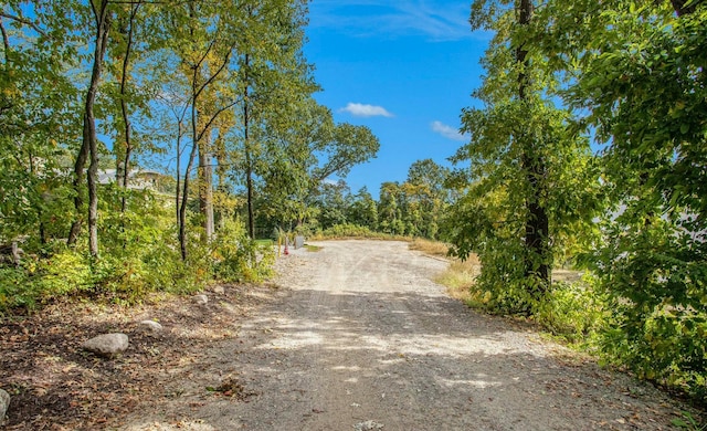 view of road