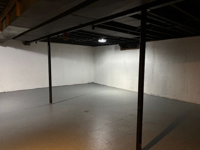 view of basement