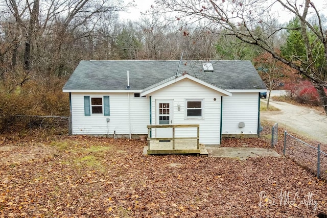 view of back of house