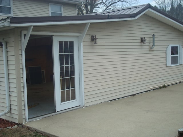 exterior space with a patio