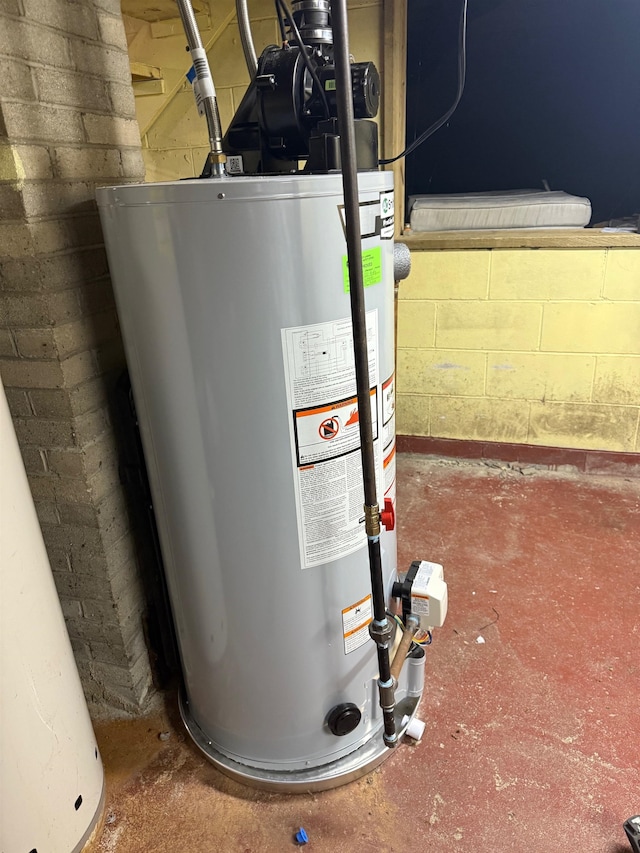 utilities featuring water heater