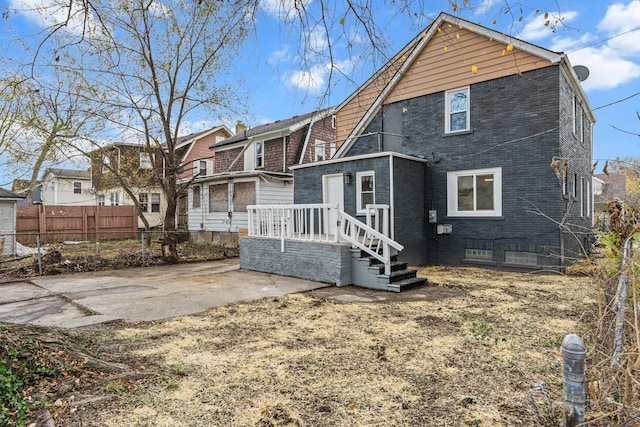 view of rear view of house