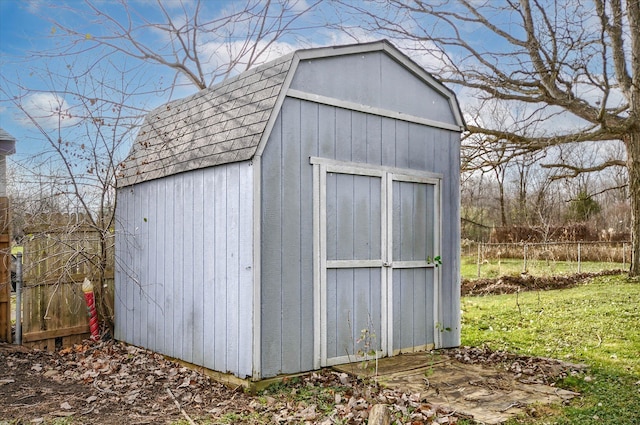 view of outbuilding