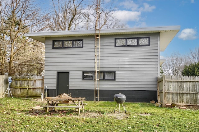 view of rear view of property