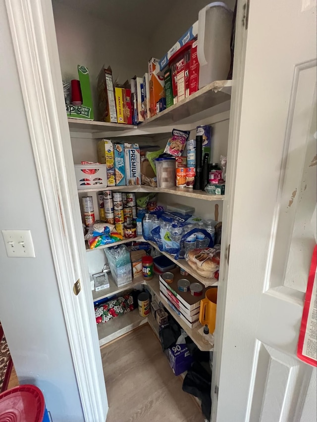 view of pantry