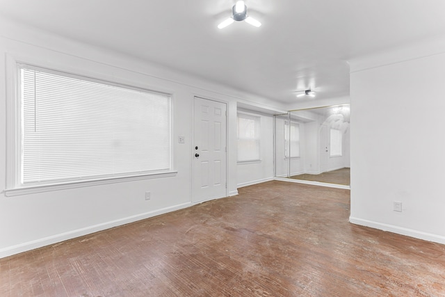 interior space featuring hardwood / wood-style flooring and plenty of natural light