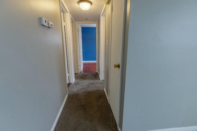 corridor featuring carpet