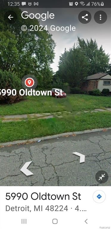 5990 Oldtown St, Detroit MI, 48224 land for sale