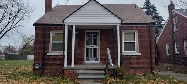 view of bungalow