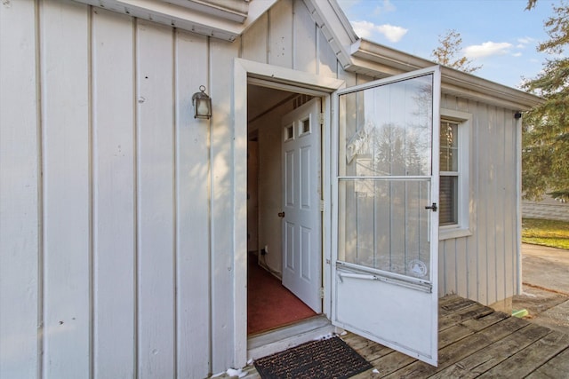 view of entrance to property