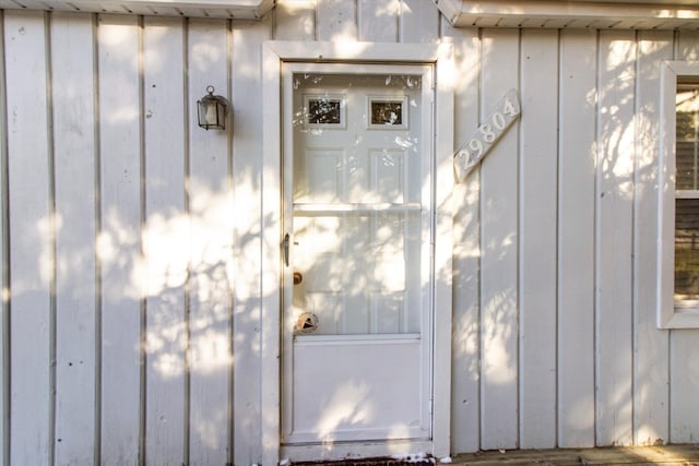 view of entrance to property