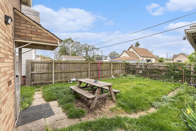 view of yard